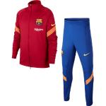 Nike FC Barcelona Kinder Trainingsanzug Strike Tracksuit rot/gelb