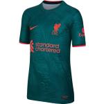 Reduzierte Grüne Nike FC Liverpool Kinderfußballtrikots zum Fußballspielen 2022/23 