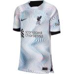 Weiße Kurzärmelige Nike FC Liverpool V-Ausschnitt FC Liverpool Trikots für Kinder - Auswärts 2022/23 