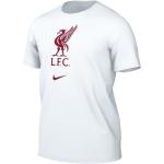 Reduzierte Weiße Nike FC Liverpool T-Shirts aus Baumwolle für Herren Größe M für den für den Sommer 