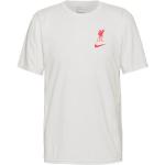 Reduzierte Weiße Nike FC Liverpool T-Shirts aus Kunstfaser für Herren Größe M 