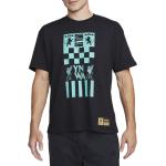 Cyanblaue Nike Lebron LeBron James T-Shirts für Herren Größe L 