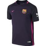 Nike FCB YTH SS AW Stadium JSY - Kurzärmeln T-Shirt FC Barcelona Lila - XS - Unisex