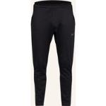 Schwarze Nike Pro Fleecehosen mit Reißverschluss aus Fleece für Herren Größe XL 