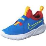 Blaue Nike Flex Slip-on Sneaker ohne Verschluss aus Textil Leicht für Kinder Größe 34 