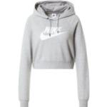 Graue Sportliche Nike Damenhoodies & Damenkapuzenpullover aus Baumwolle mit Kapuze Größe XL für den für den Herbst 