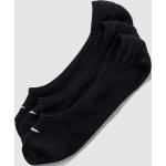 Reduzierte Schwarze Nike Damensneakersocken & Damenfüßlinge aus Baumwollmischung Größe 39 3-teilig 