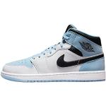 Eisblaue Nike Air Jordan 1 High Top Sneaker & Sneaker Boots für Herren Größe 40 