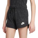 Nike Girl Short Sportswear Jersey DA1388-032 Black Hthr/White