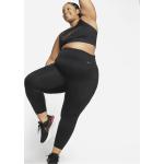 Schwarze Elegante Nike 7/8 Leggings für Damen Große Größen 