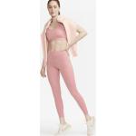 Nike Go 7/8-Leggings mit starkem Halt, mittelhohem Bund und Taschen für Damen - Pink