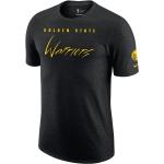 Schwarze Nike Golden State Warriors T-Shirts aus Baumwolle für Herren Größe M 