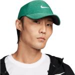 Grüne Melierte Nike Dri-Fit Snapback-Caps aus Polyester für Herren 