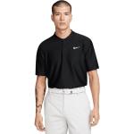 Schwarze Nike Golf Herrenpoloshirts & Herrenpolohemden aus Polyester 