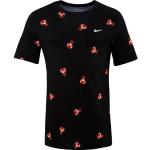 Schwarze Nike Golf Tiger Woods T-Shirts aus Baumwolle für Herren 