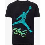 Schwarze Nike Air Jordan Jumpman Kinder T-Shirts 
