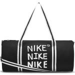 Reduzierte Schwarze Gestreifte Retro Nike Heritage Herrensporttaschen mit Reißverschluss 