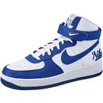 Blaue Nike Air Force 1 High Basketballschuhe für Herren Größe 42,5 