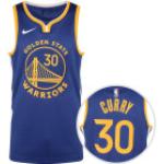 Nike Herren Basketballtrikot Nba Stephen Curry Golden State Warriors Icon Edition 2022/23, Blau, Gr. M
