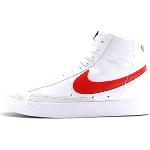 Nike Herren Blazer Mid '77 Vintage Sneaker, White/Picante RED-Coconut Milk-White, 40 EU