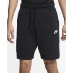 Schwarze Sportliche Nike Herrenshorts aus Fleece Größe M 