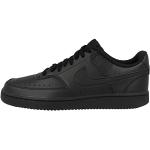 Schwarze Nike Court Vision Low Sneaker aus Leder für Herren Größe 49,5 