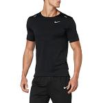 Schwarze Nike Rise 365 T-Shirts aus Polyester für Herren Größe S 