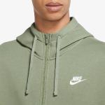 Grüne Streetwear Nike Kapuzenjacken mit Reißverschluss für Herren Größe M 