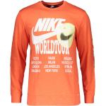 Orange Langärmelige Nike Herrensweatshirts Größe L 