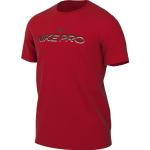 Rote Nike Pro T-Shirts für Herren Größe M 