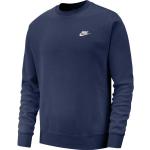 Reduzierte Marineblaue Nike Herrensweatshirts aus Baumwolle Größe S 
