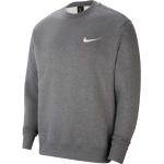 Reduzierte Anthrazitfarbene Nike Park Herrenfleecepullover & Herrenfleeceshirts aus Baumwolle Größe L 