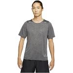 Schwarze Nike Rise 365 T-Shirts aus Polyester für Herren Größe L 
