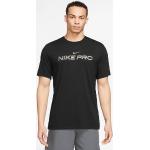 Schwarze Nike Pro T-Shirts aus Jersey für Herren 
