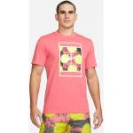 Korallenrote Nike Heritage T-Shirts aus Baumwolle für Herren Größe M 