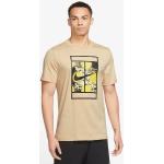 Goldene Nike Heritage T-Shirts aus Baumwolle für Herren 