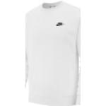 Weiße Sportliche Nike Rundhals-Ausschnitt Rundhals-Pullover für Herren Größe XL 