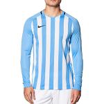 Blaue Langärmelige Nike Football V-Ausschnitt T-Shirts aus Jersey für Herren Größe XXL 