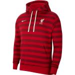 Reduzierte Rote Nike FC Liverpool Herrensweatshirts aus Baumwolle mit Kapuze Größe S 