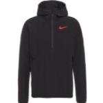 Schwarze Nike Pro Herrensweatshirts mit Kapuze Größe S 