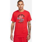 Reduzierte Rote Nike Dri-Fit T-Shirts für Herren Größe L 