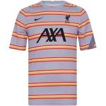 Graue Nike Dri-Fit FC Liverpool T-Shirts aus Polyester für Herren Größe M 