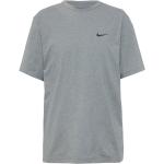 Graue Kurzärmelige Nike Dri-Fit T-Shirts aus Polyester für Herren Größe XL 