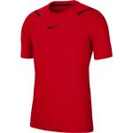 Nike Herren Trainings-Shirt Nike Pro UNIVERSITY RED/BLACK, L