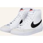 Weiße Nike Blazer Mid '77 High Top Sneaker & Sneaker Boots aus Glattleder leicht für Kinder 