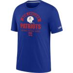 Nike Historic (NFL Patriots) Tri-Blend-T-Shirt für Herren - Blau
