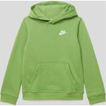 Grüne Unifarbene Nike Kinderhoodies & Kapuzenpullover für Kinder aus Baumwollmischung für Jungen Größe 176 
