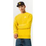 Reduzierte Gelbe Nike Herrensweatshirts aus Fleece Größe M für den für den Herbst 