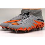 Nike Hypervenom Phantom II SG-PRO Stollen Fußballschuhe grau orange