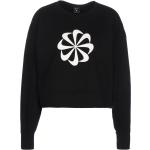 Schwarze Streetwear Nike Icon Nachhaltige Rundhals-Ausschnitt Damensweatshirts Größe L 
